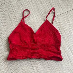 Intimately by Free People red lace bra top